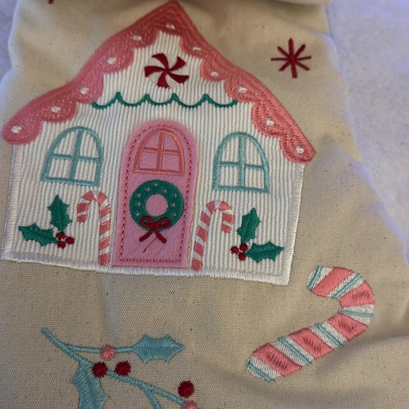 Cupcakes and cashmere Christmas whimsical Wonderland set of two stockings - Picture 11 of 14